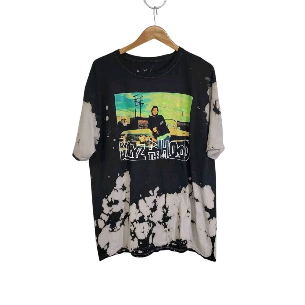 Philcos Boyz N The Hood Black Tie Dye Short Sleeve Graphic T-Shirt Size 2XL NWT